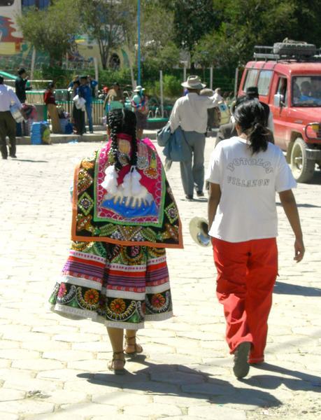 Women on the street in Villazon