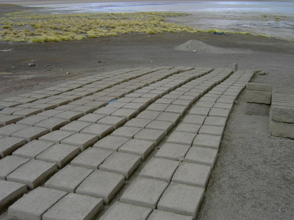 The bricks for construction