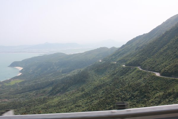 The road from Danang to Hue