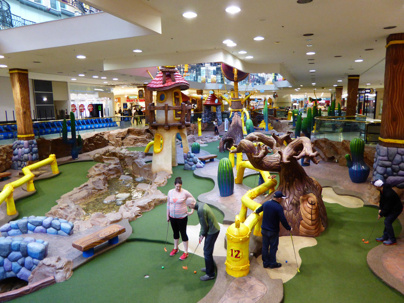 Mini Golf at West Edmonton Mall