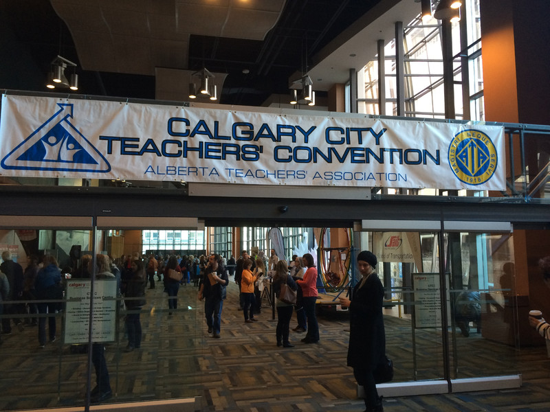 Teacher's Convention at the Telus Convention Centre