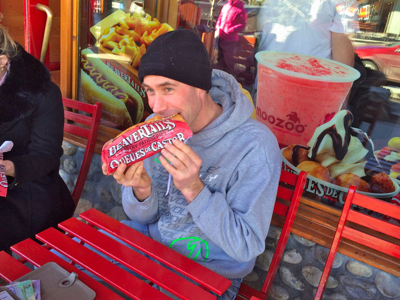 My first bite of a Beaver Tail