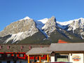 The surrounding mountains of Canmore