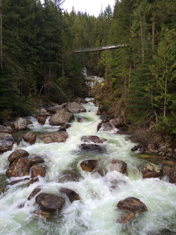Waterfall on the way to Sicamous