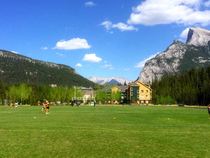 Another view of Banff Rugby Field