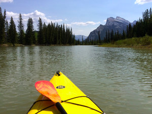 Kayaking in Banff