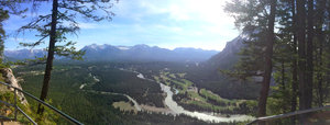 Panoramic View from Tunnel Mountain