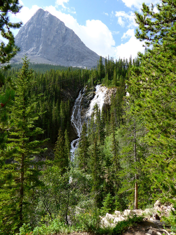 Waterfall, Grassi Lakes, Canmore
