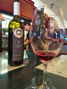 Nice drop of red at Summer Hill Winery