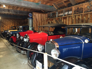 The museum of cars in the Ghost Town