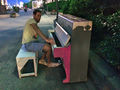 An example of who shouldn't play the random pianos