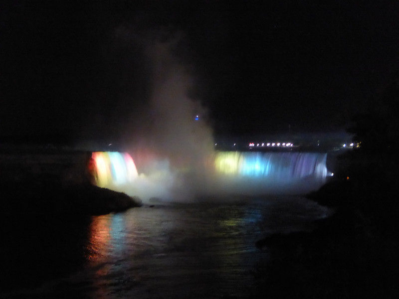 Niagara  Falls at Night (Horseshoe Falls)