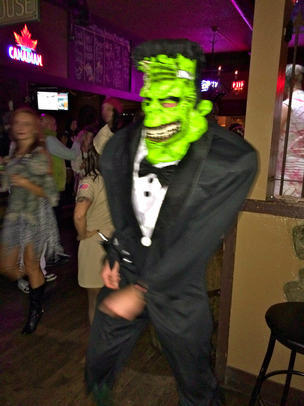 Frankenstein busting a move