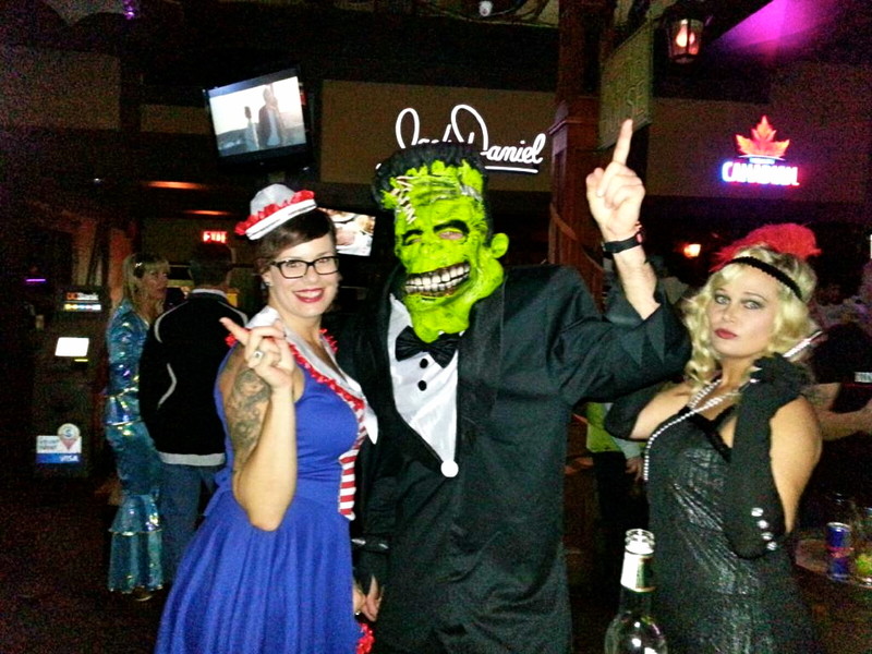 Frankenstein with more friends at the party