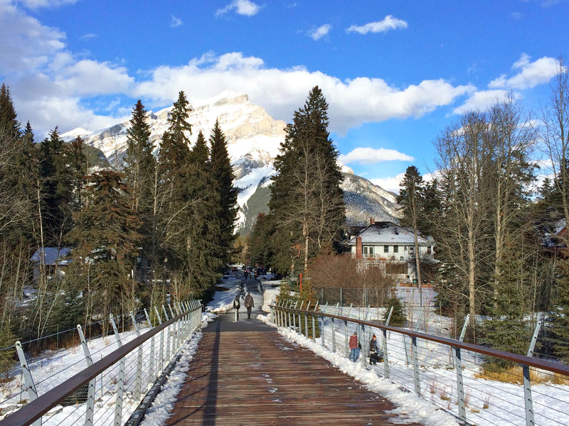 The Walking/Pedestrian Bridge - Banff