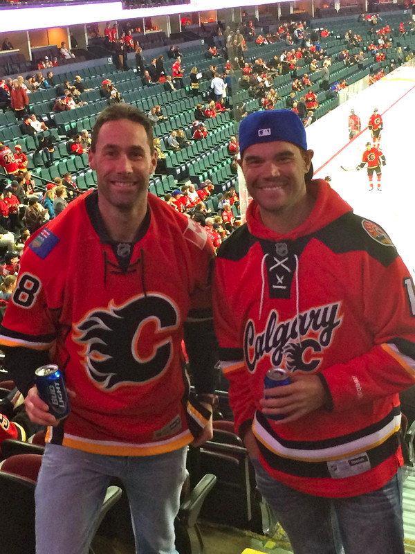 Final flames game and catch up with Scotty