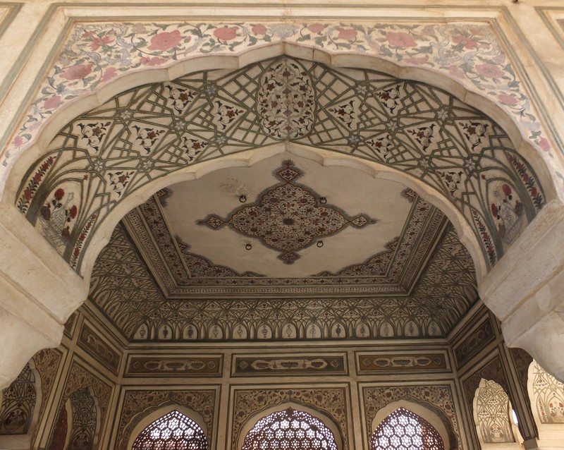 Inside Hawa Mahal