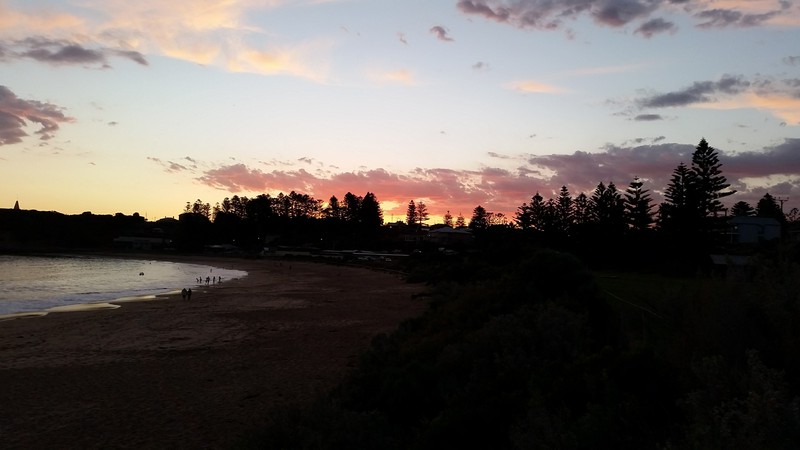 sunset over Port Elliot 