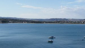 Looking at Victor Harbour from Granite Island