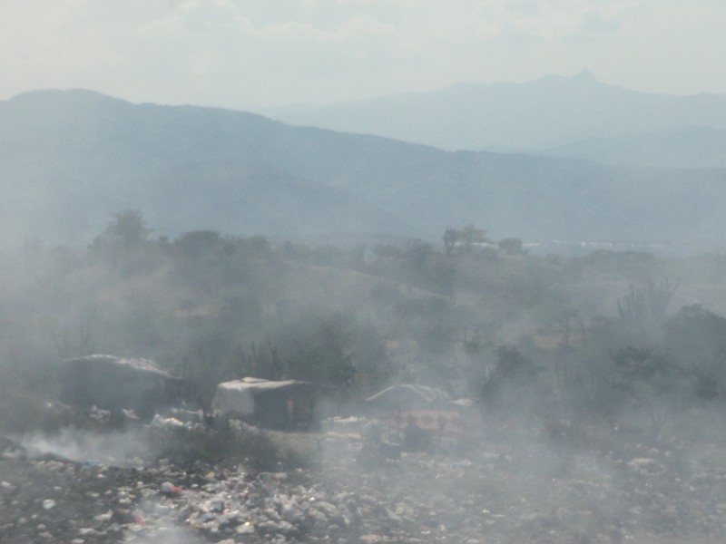 Living conditions at dump