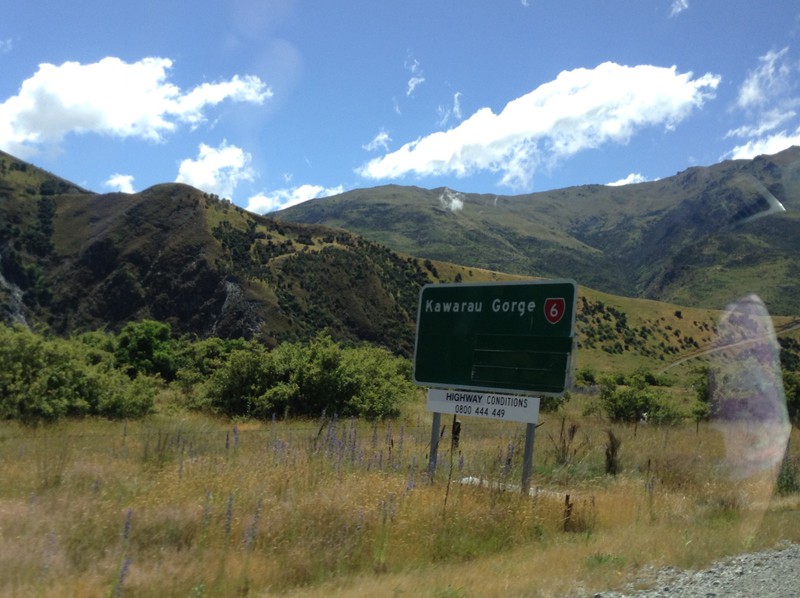 Outside of Queenstown heading west