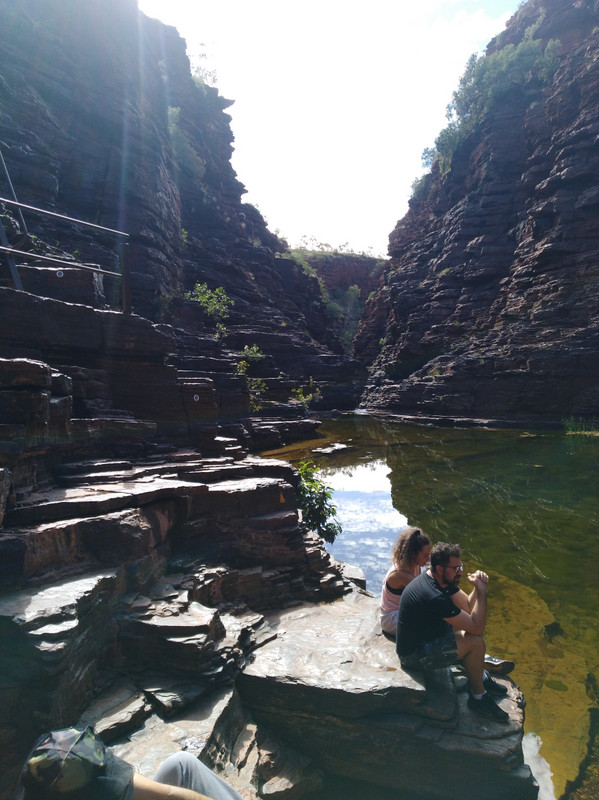 Joffre Falls swimming hole