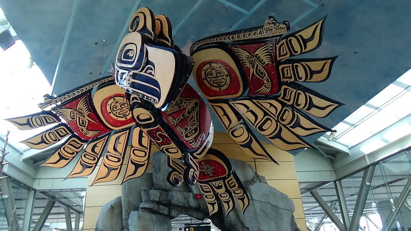 Vancouver airport welcome feature