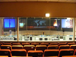 Green mission control room for most Gemini and all Apollo missions
