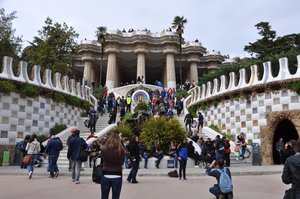 Guell Park Main Entrance built in 1910