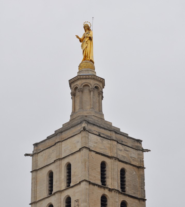 Golden Statue of Virgin Mary