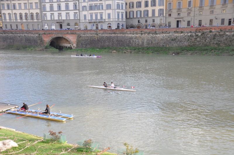 Rowing the Arno River