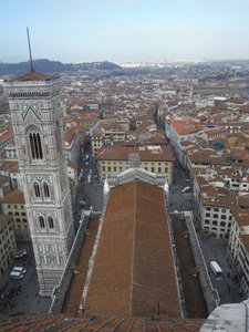 View from top of Duomo