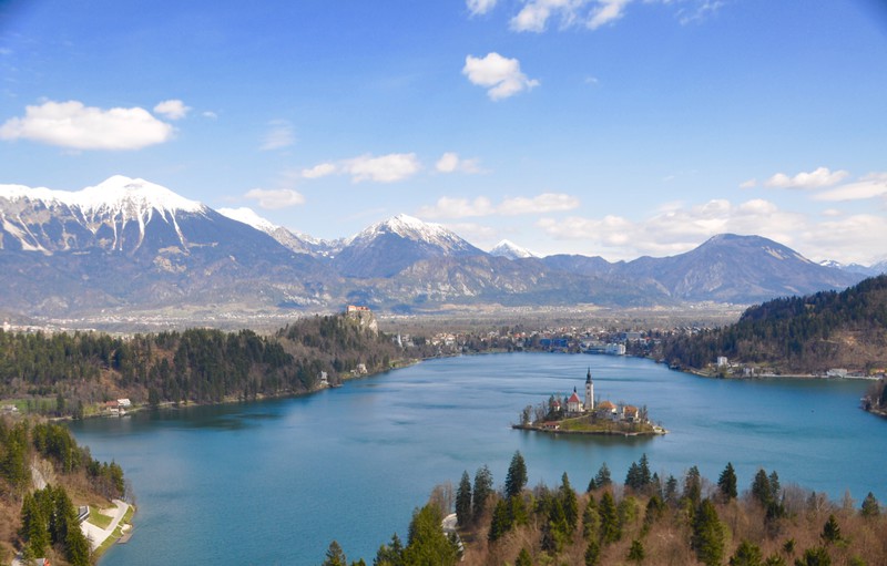 Panoramic of Lake Bled