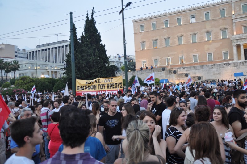 Demonstration in Sytagma Square