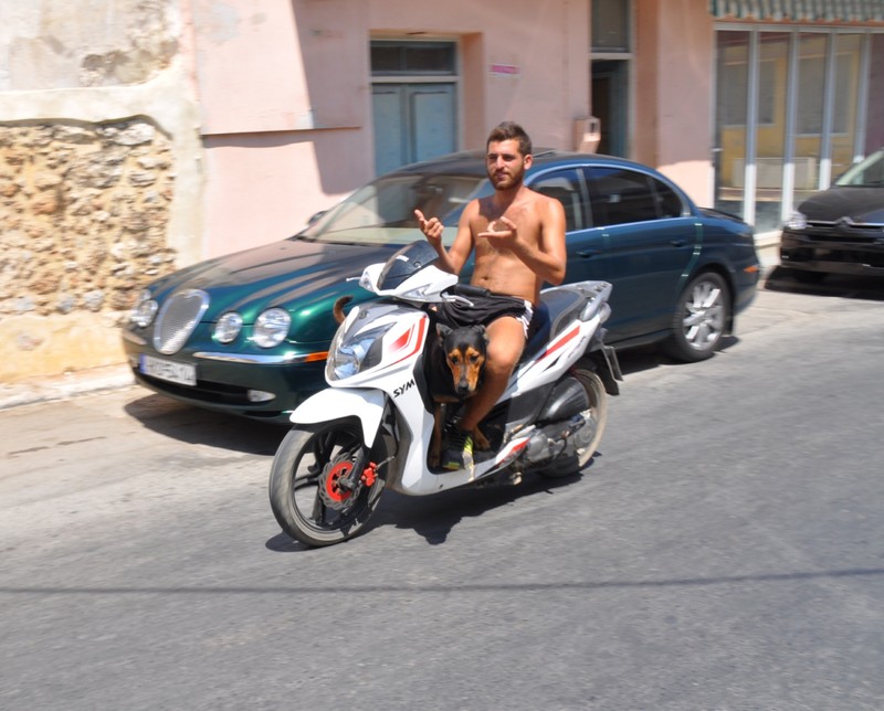 Riding "Greek" Style