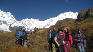 View from Annapurna Base Camp 