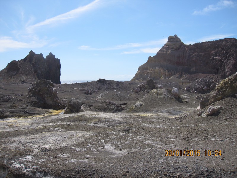 White Island - volcanic landscape