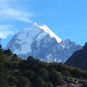Last view of Mt. Cook as we leave