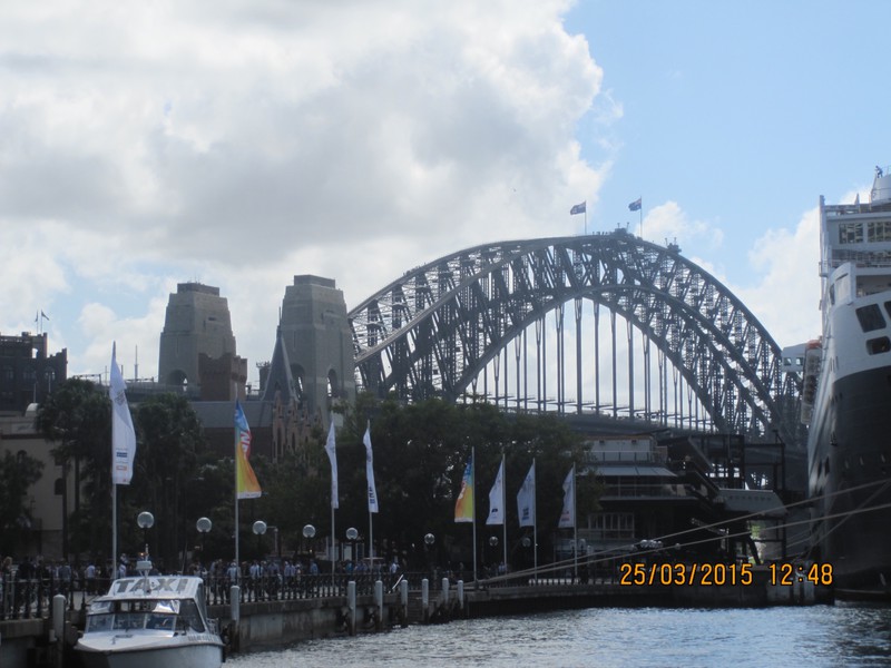 First view of Harbour Bridge