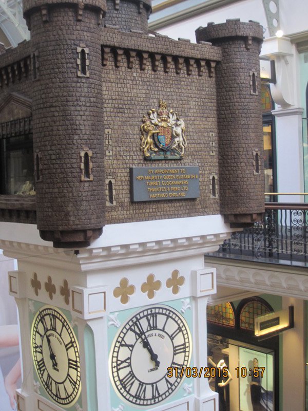 British clock QVB
