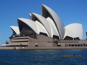 Opera House seen from river