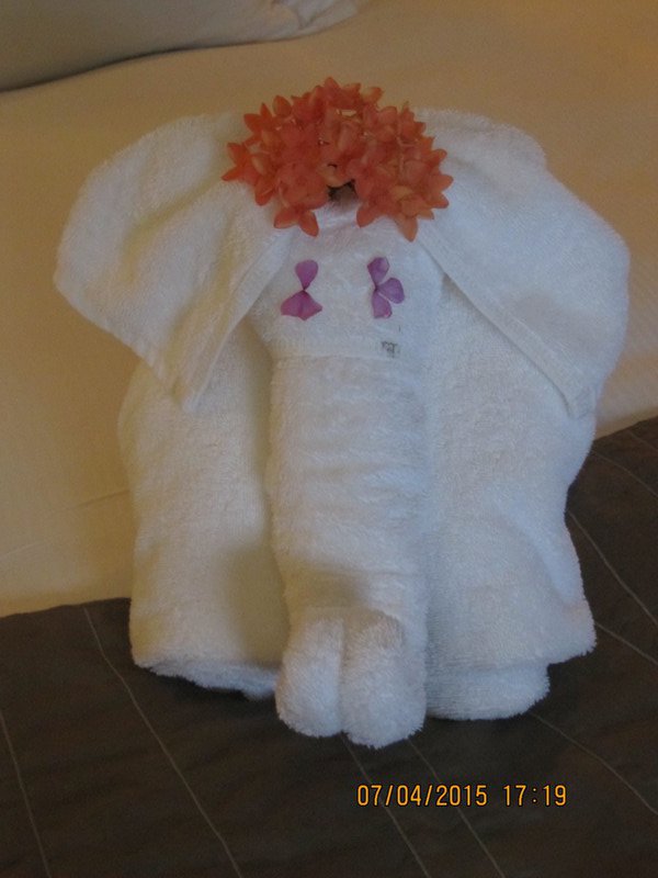 Towel art Elephant
