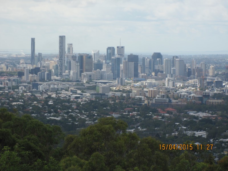 Brisbane from Mt Coot-tha
