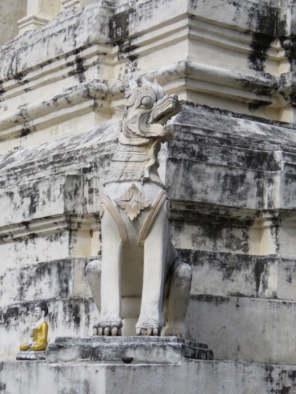 Ghosts of murdered guardians protect each corner of the Wat