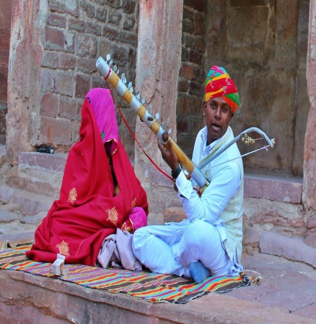 Street Musicians at the Mehrangarh Fort