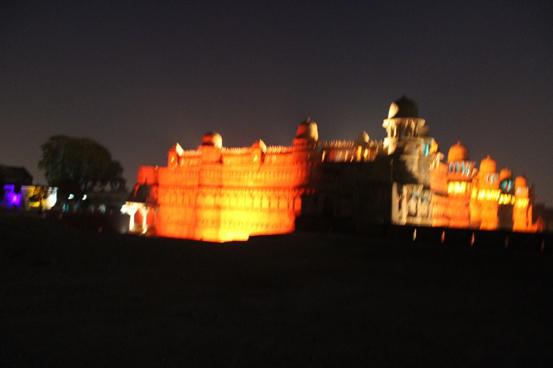 Gwalior fort - light and sound