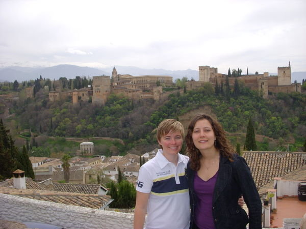 The Alhambra as seen from the Albaicín