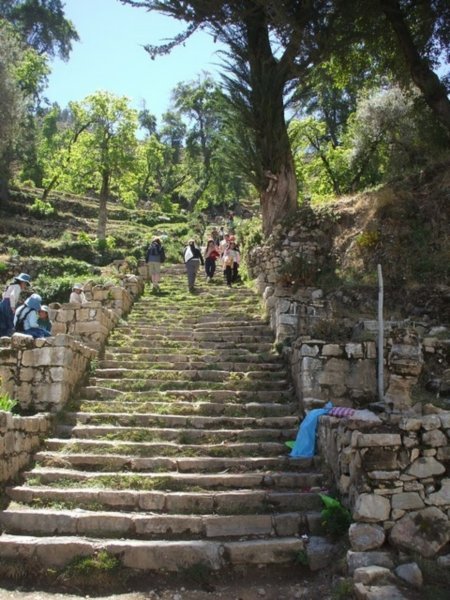 escalera de Inca