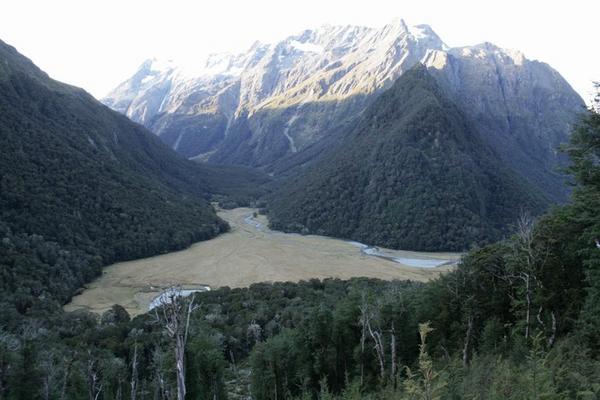 View from the Routeburn Slip