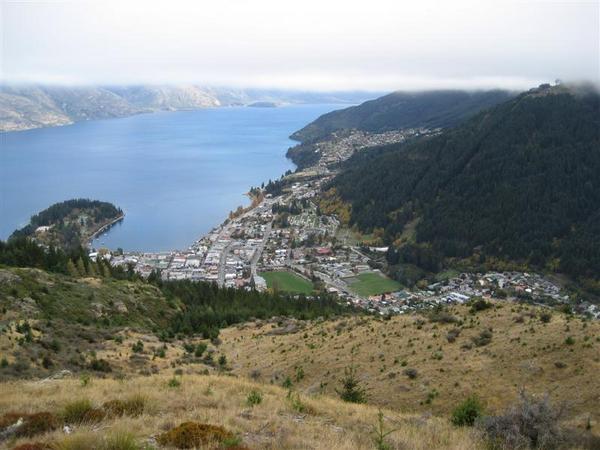 Queenstown from the hill